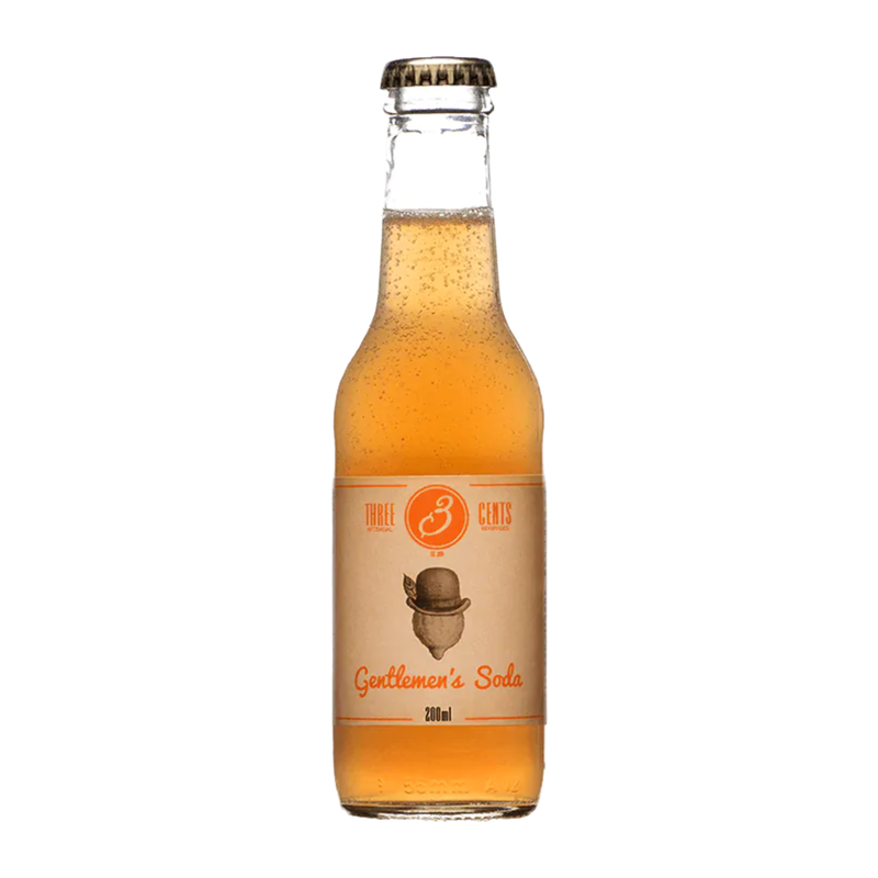 THREE CENTS Artisanal 'Mandarin Bergamot Soda' Bottle (20cl) (BBE 07/24) Image