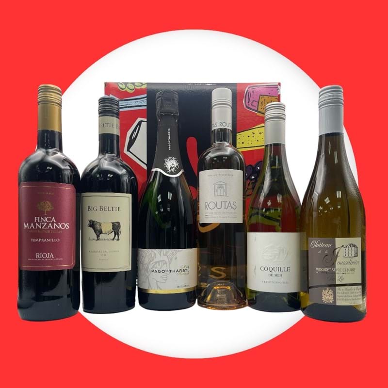 DUNELL'S FAVOURITE WINES UNDER £10 (almost!) Mixed Case x 6 Bottles Image