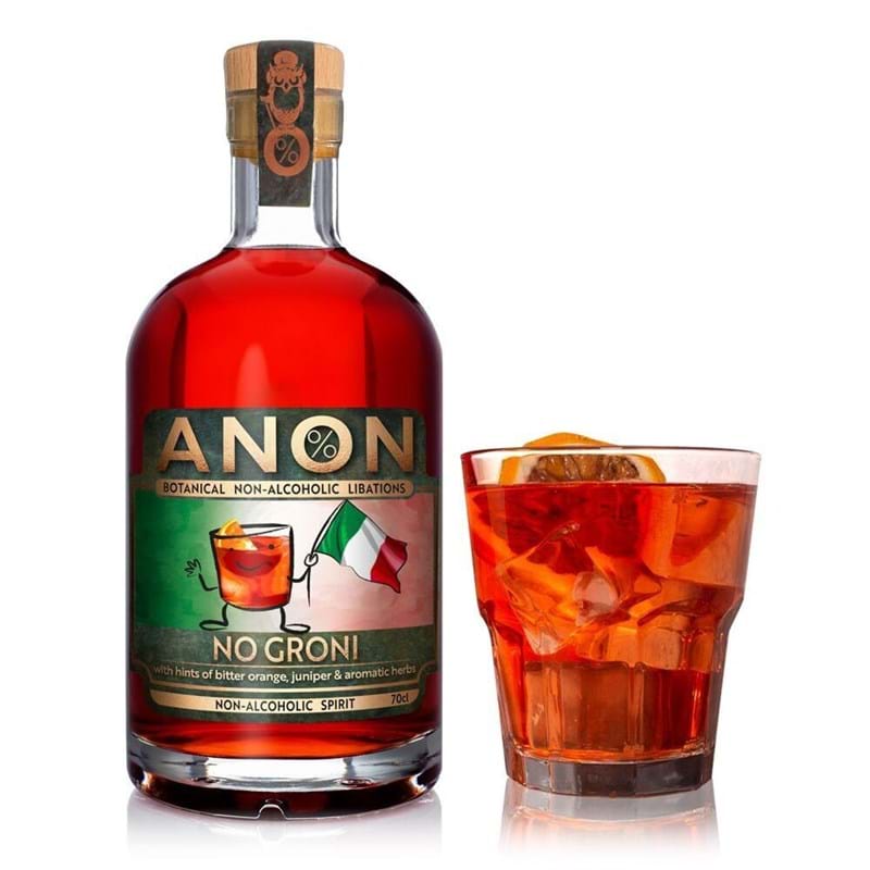 ANON Botanical Non-Alcoholic 'No-Groni' Bottle (70cl) 0%abv Image