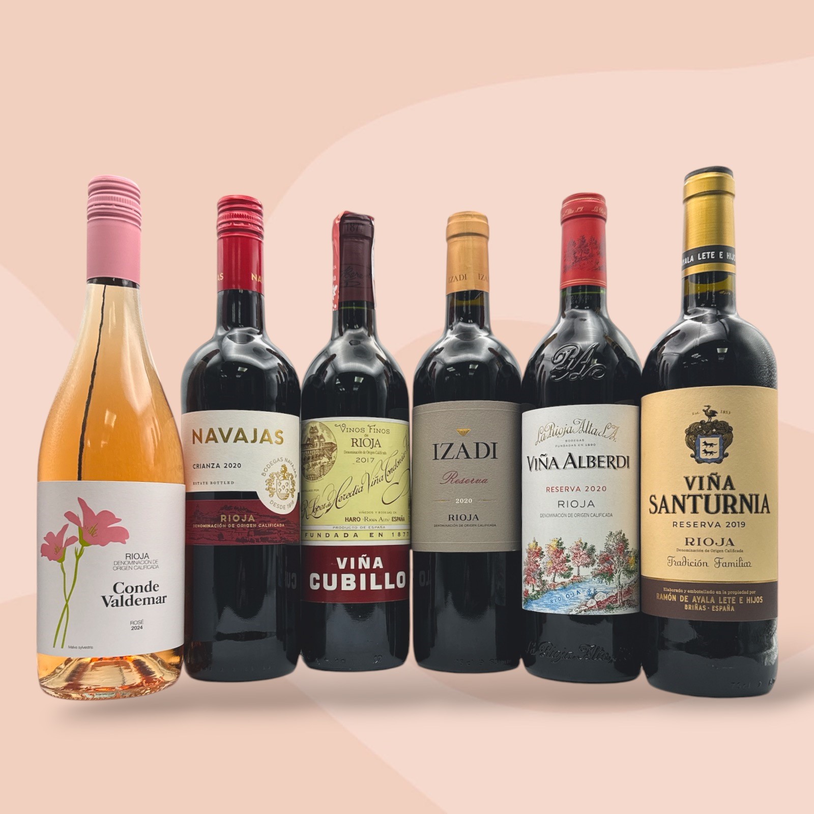 DUNELL'S WINE SELECTION 6 Glorious Rioja's No.03 Mixed Case x 6 Bottles Image