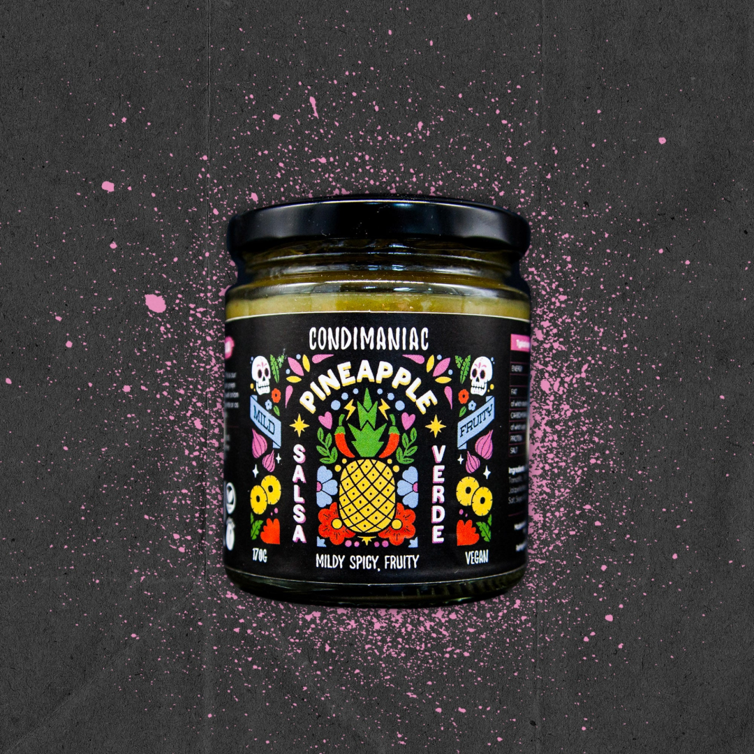 CONDIMANIAC Pineapple Salsa Verde Jar 170g VGN Image