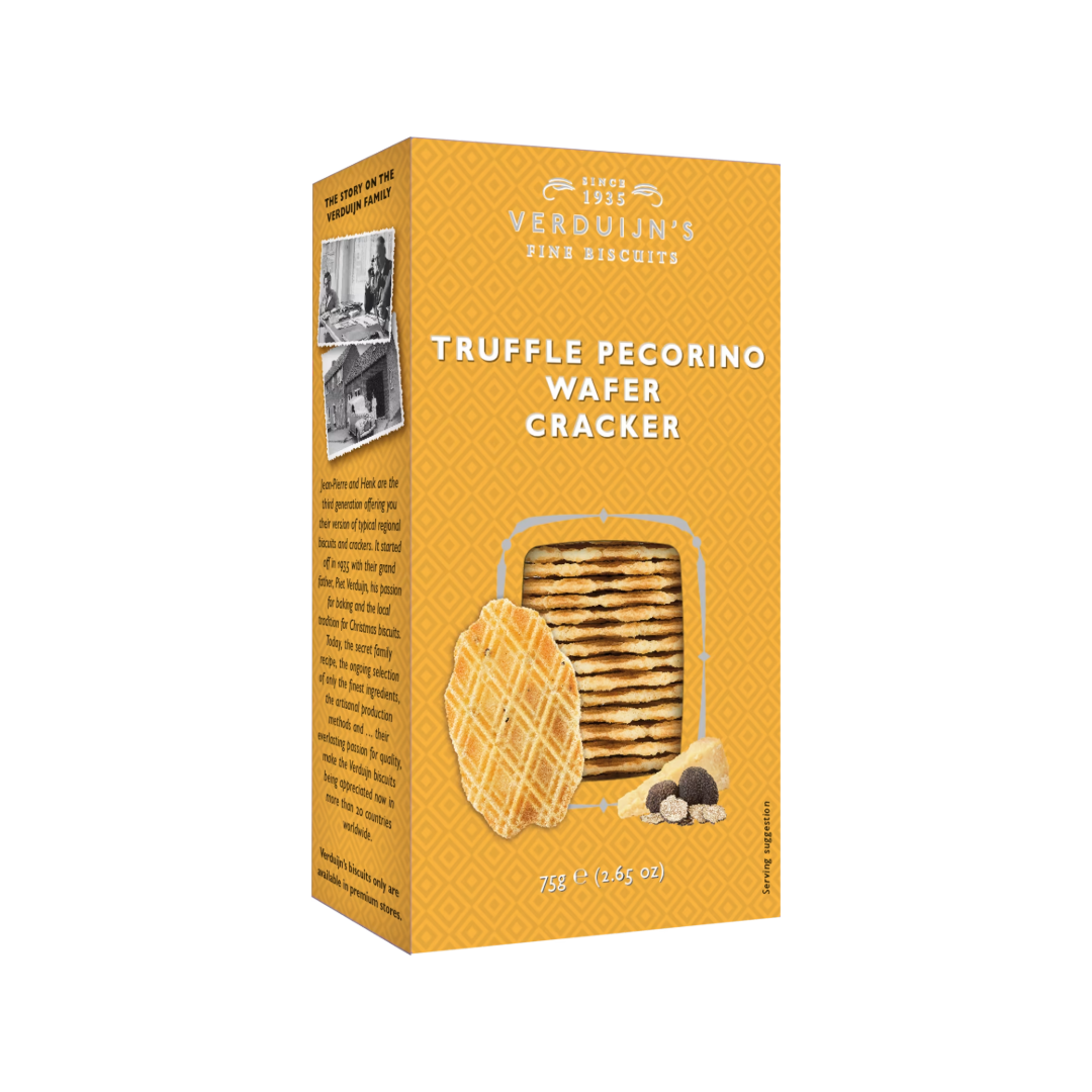 VERDUIJNs Truffle Pecorino Wafer Cracker Pack (75g) Image