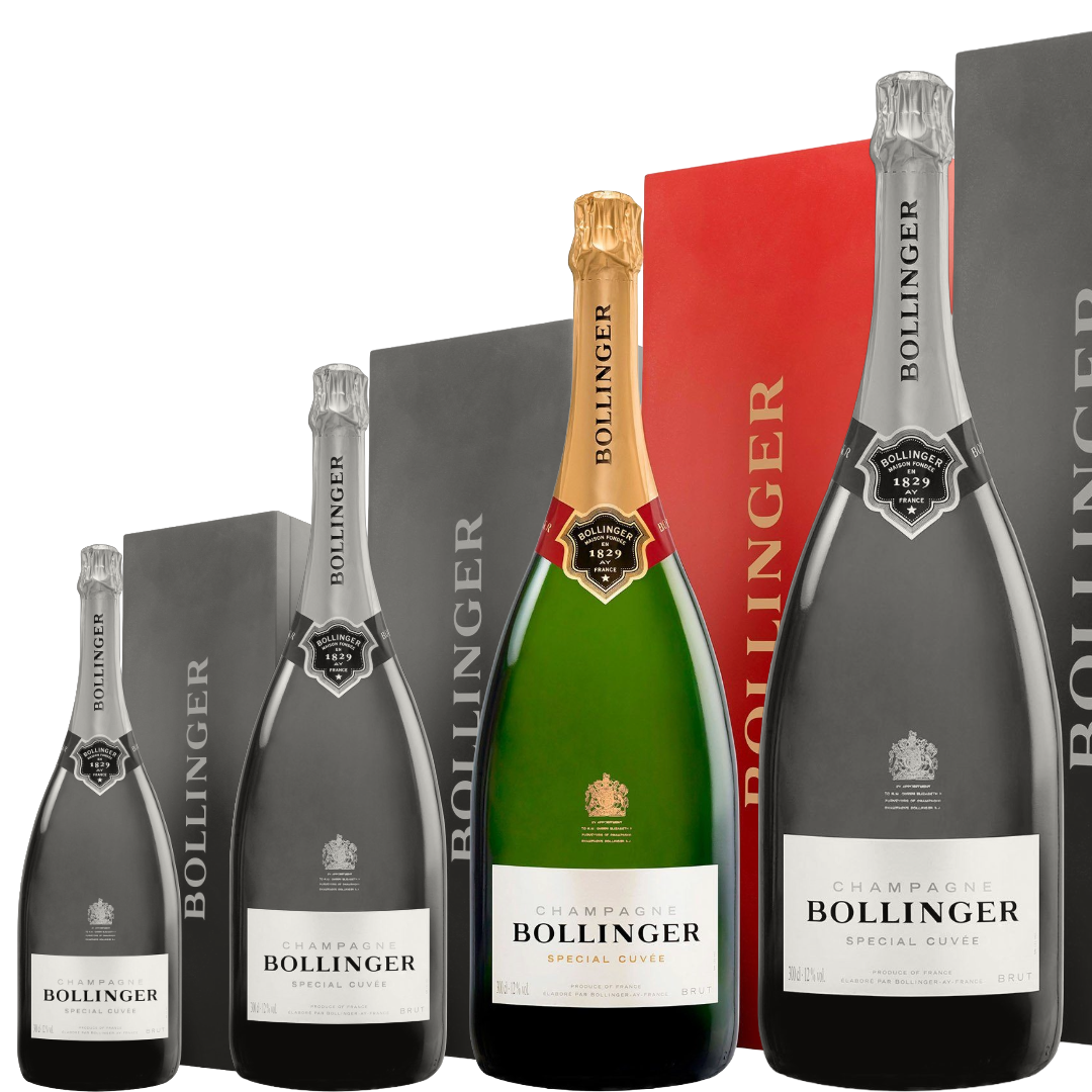 BOLLINGER Brut 'Special Cuvee' NV (1200cl) Balthazar in Red Wood Presentation Box Image