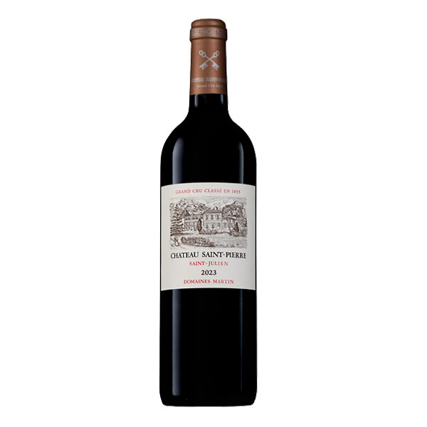 CHATEAU SAINT-PIERRE 4eme Grand Cru Classe Saint-Julien 2023 Bottle Image