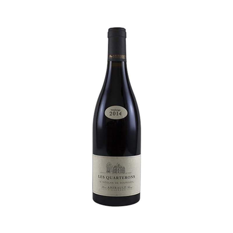 DOMAINE AMIRAULT St Nicolas de Bourgueil Clos des Quarterons 2017 Bottle BIO Image