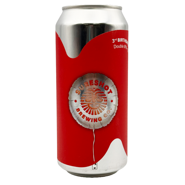 SURESHOT BREWING '3rd Birthday DIPA' CAN (440ml) 8%abv Image