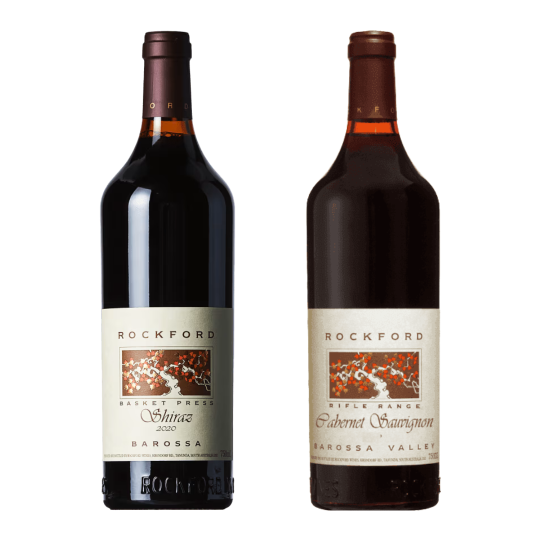 ROCKFORD Basket Press Shiraz 2020 Case x 6 Bottles & Rifle Range 2021 Case x 6 Bottles - PRE-RELEASE BUNDLE Image