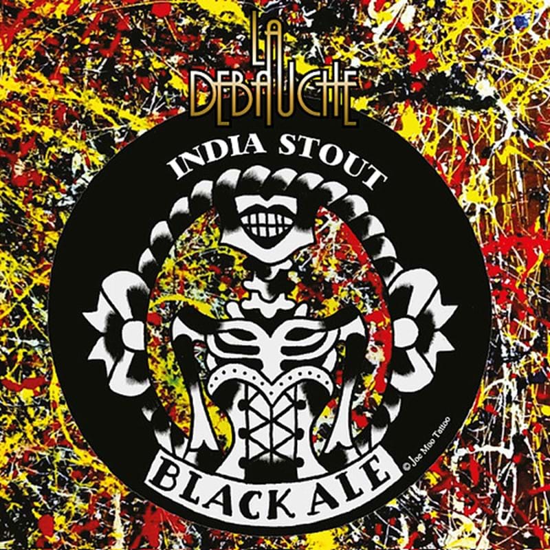 LA DEBAUCHE 'Black Ale' India Stout Can (330ml) 8%abv (BBE 04.21) Image