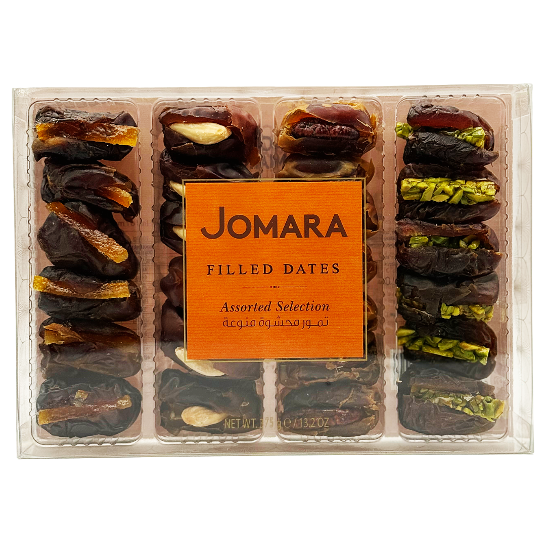 JOMARA Assorted Filled Dates 375g (Christmas) Image