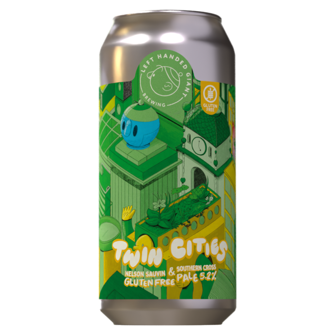LEFT HANDED GIANT BREWING 'Twin Cities' Gluten-Free Pale Ale CAN (440ml) 5.2%abv GF/VGN Image
