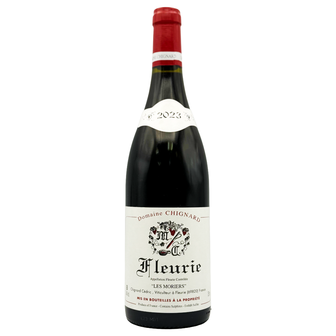 MICHEL CHIGNARD Fleurie 'Les Moriers' 2023 Bottle Image