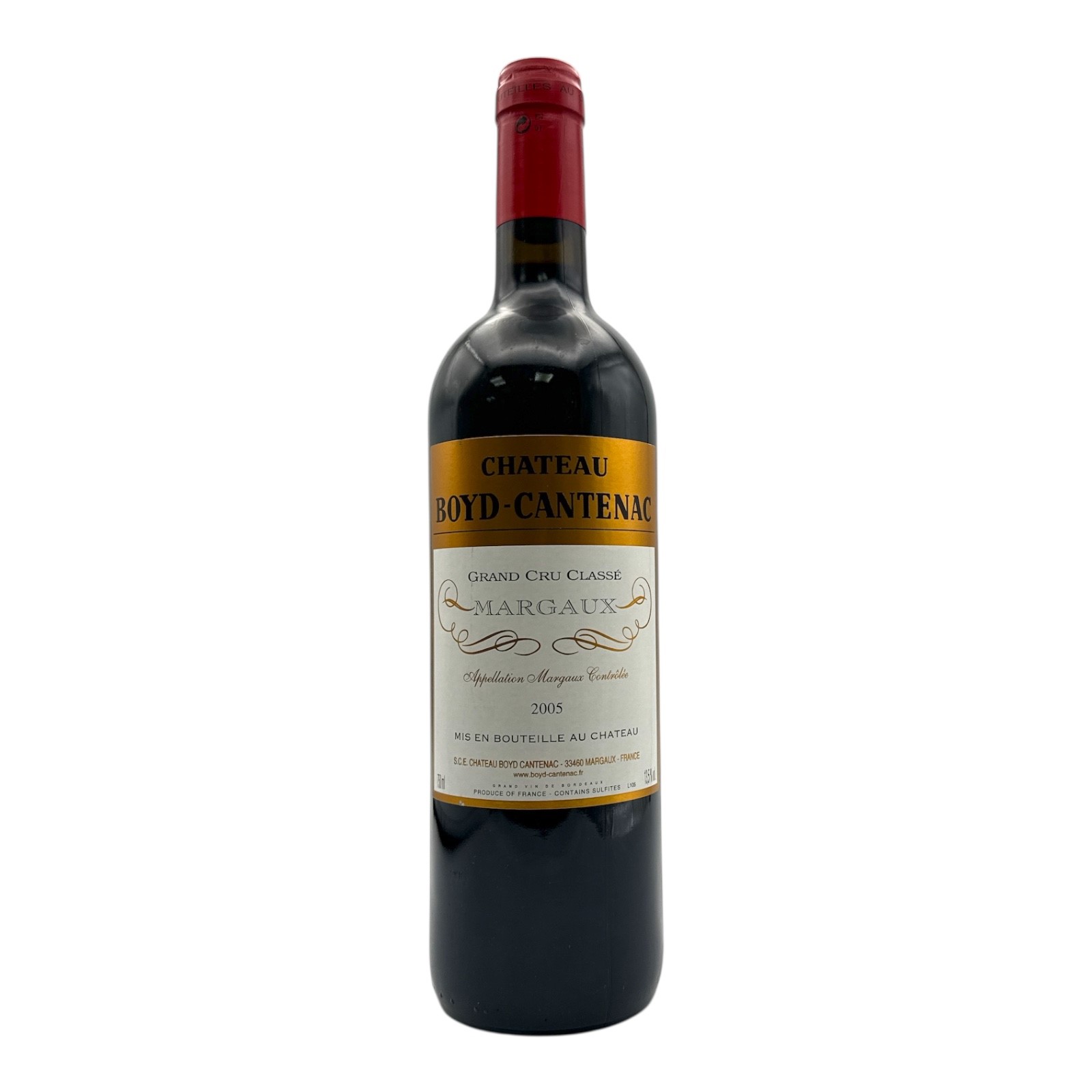 CHATEAU BOYD-CANTENAC 3eme Grand Cru Classe, Margaux 2005 Bottle Image