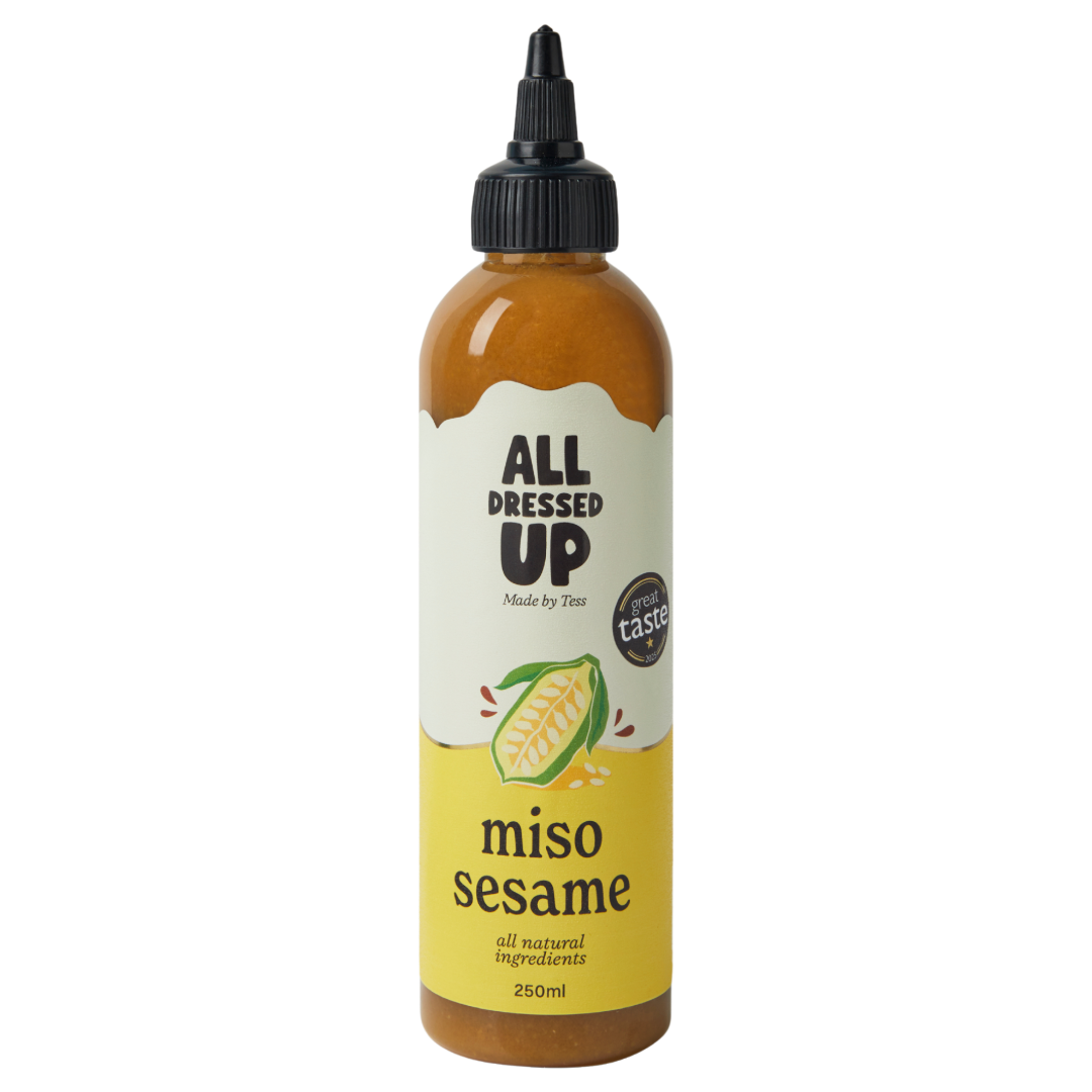 ALL DRESSED UP 'Miso & Sesame' Dressing Squeezy Bottle (250ml) EACH GF Image