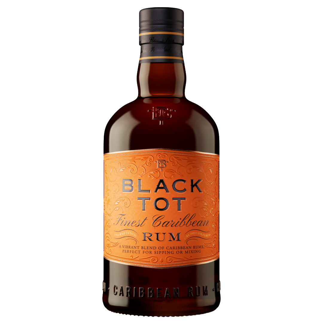 BLACK TOT Finest Caribbean Rum Bottle (70cl) 46.2%abv Image