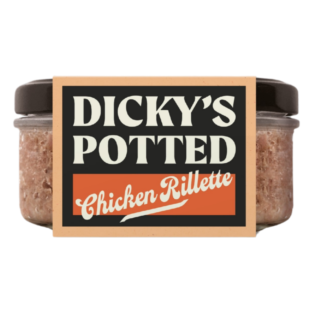 DICKYs Potted Chicken Rillette - Bude, Cornwall Jar (125g) EACH Image
