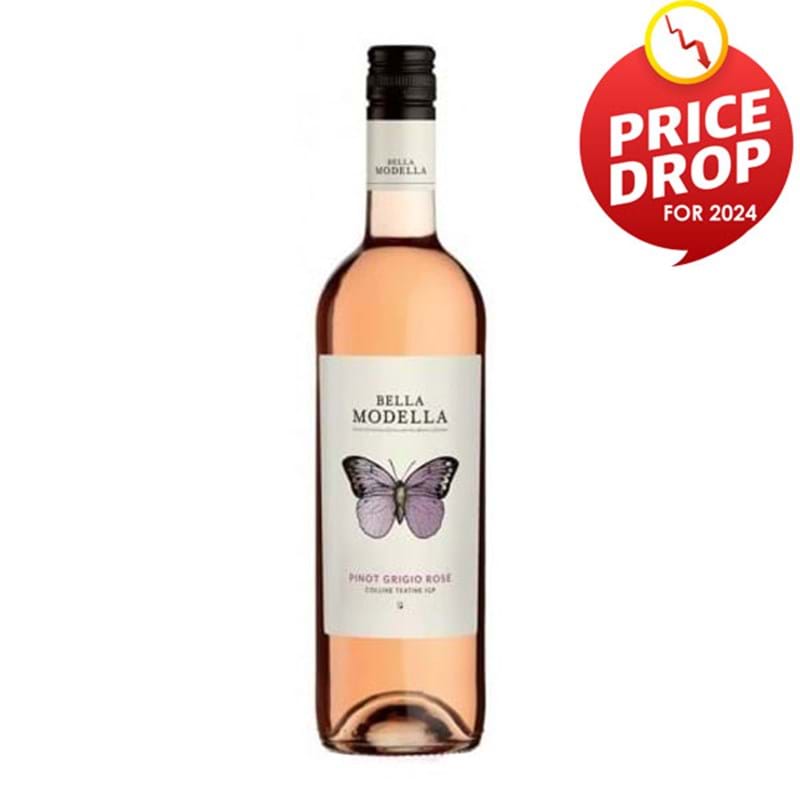 BELLA MODELLA Pinot Grigio ROSE Blush 'La Farfalla' 2022 Bottle/st VGN (Cielo) Image