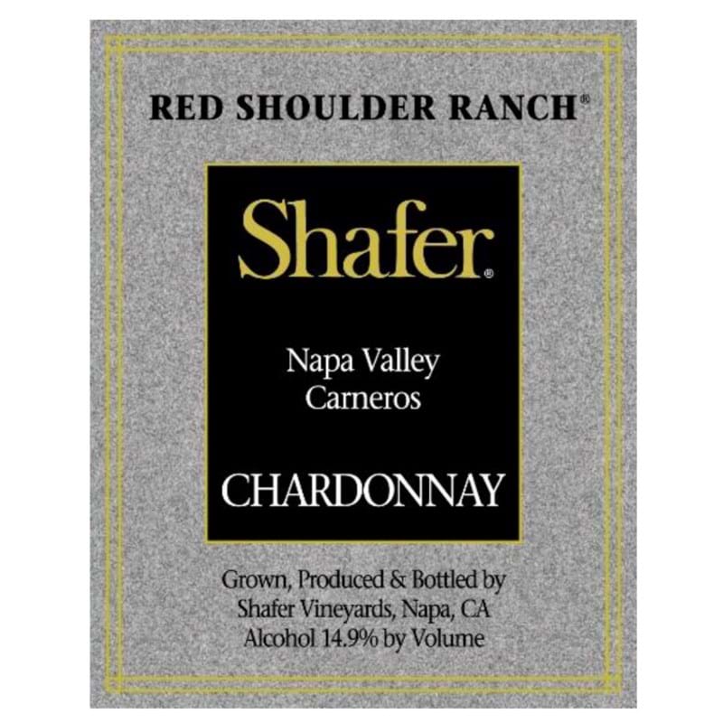 SHAFER Chardonnay, Red Shoulder Ranch 2019 CASE x 12 Bottles 14.9% - PRE-RELEASE Image