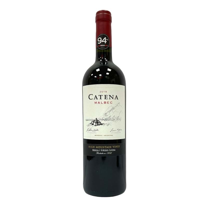 CATENA Malbec, High Mountain Vines - Mendoza 2018 Bottle/nc Image