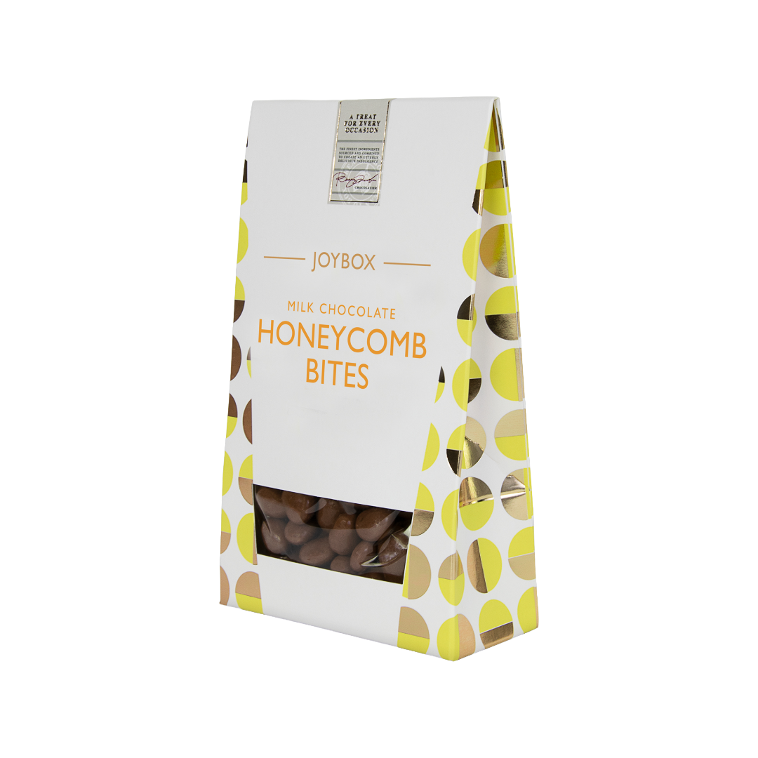 JOYBOX Milk Chocolate Honeycomb Bites Box 100g (Christmas) Image