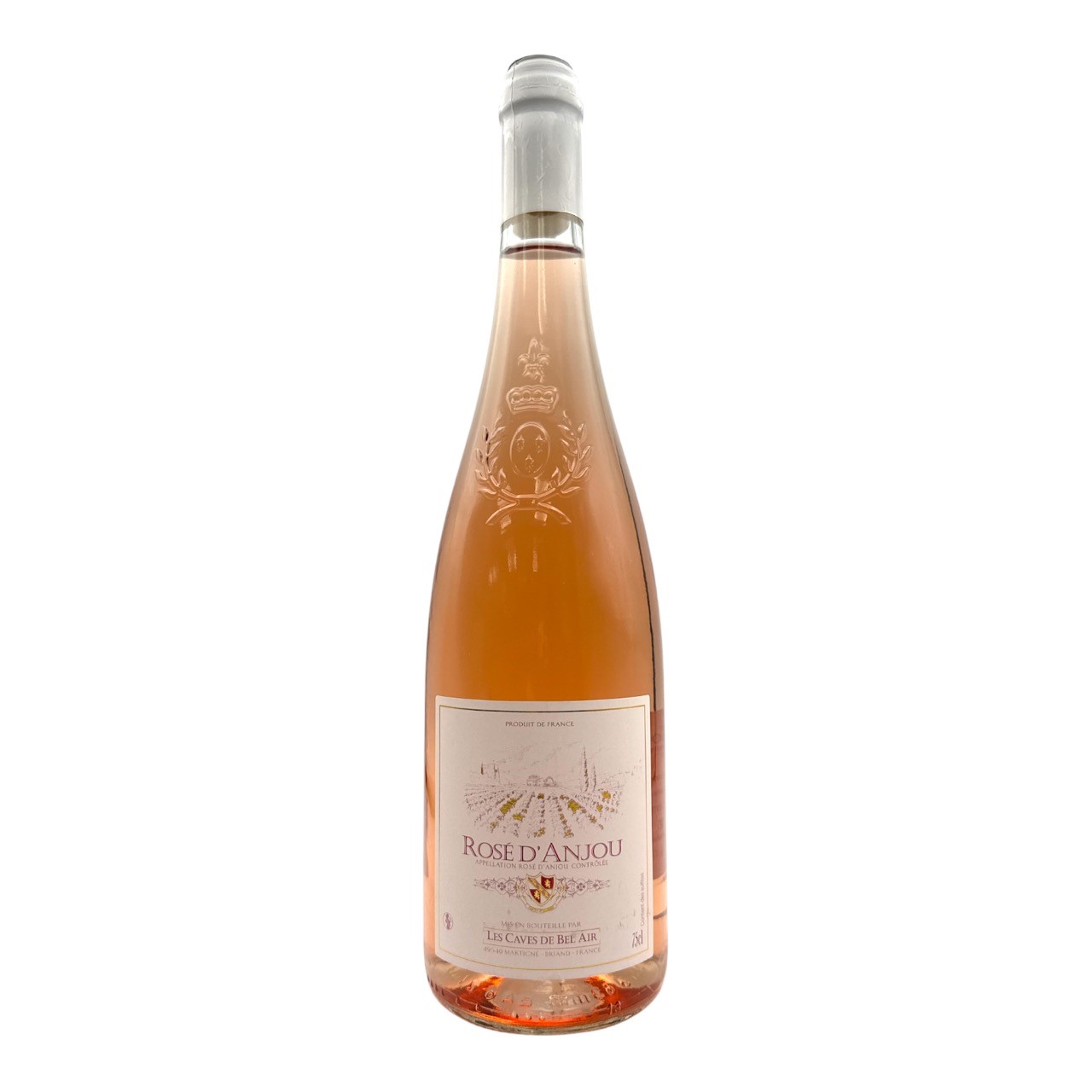 LES CAVES DE BEL AIR Rose d'Anjou - Anjou, Loire Valley 2024 Bottle Image