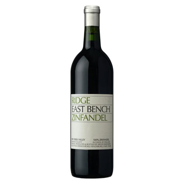 RIDGE VINEYARDS Zinfandel 'East Bench' Dry Creek Valley 2020 Bottle ORG Image