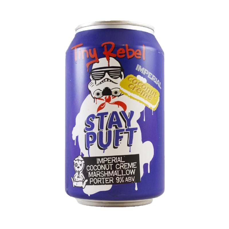 TINY REBEL Imperial Stay Puft - Coconut Crème CAN (330ml) 9%abv (BBE 11.05) Image