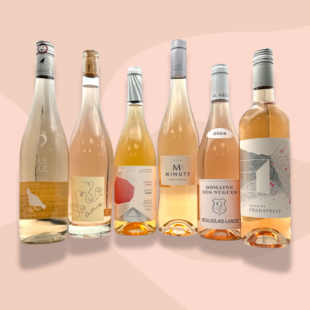 6 ELEGANT ROSES - Mixed Case x 6 Bottles  Image