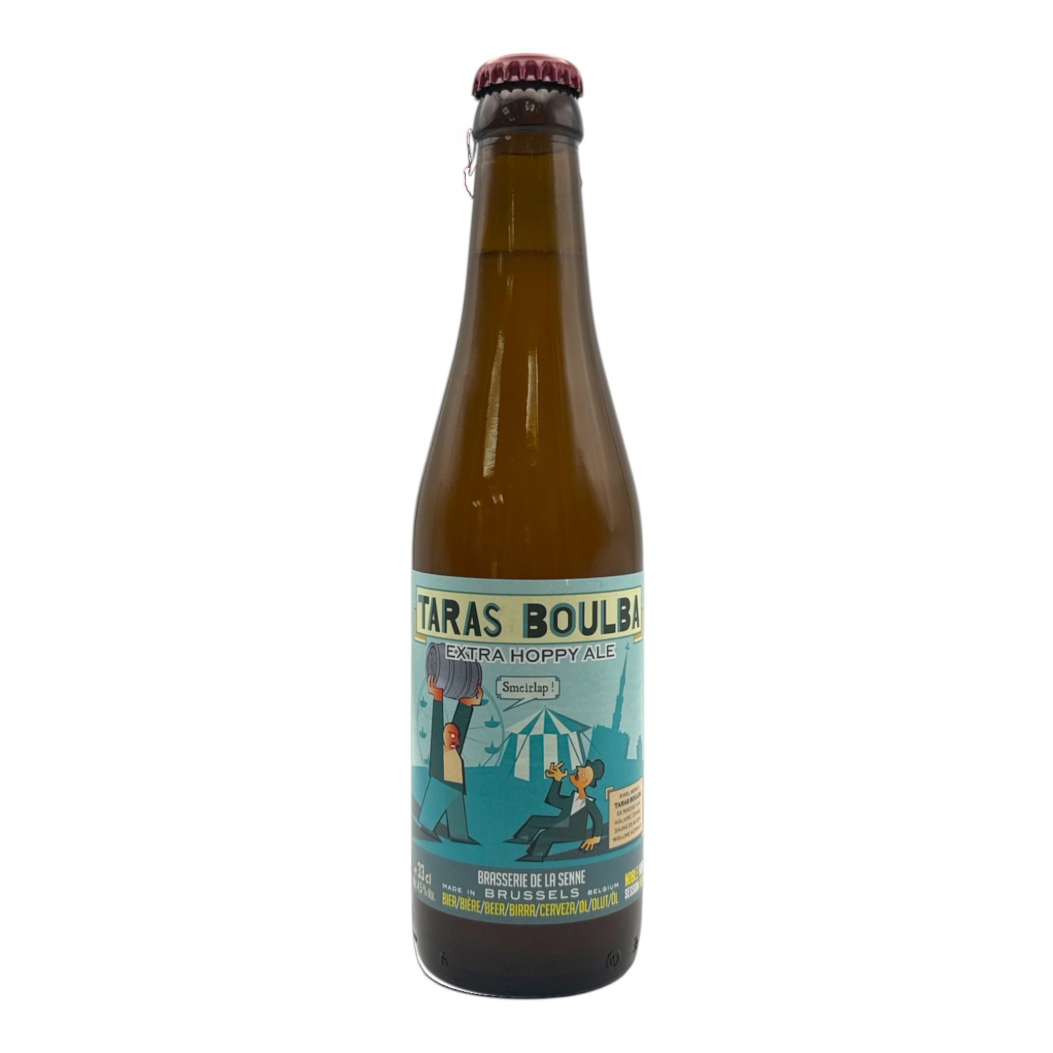 BRASSERIE DE LA SENNE 'Taras Boulba' Extra Hoppy Belgian Ale Bottle (330ml) 4.5%abv Image