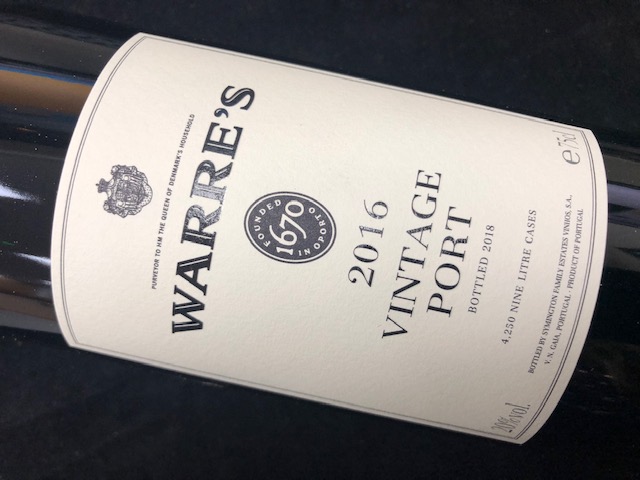 WARRE'S Vintage Port 2016 Bottle Image