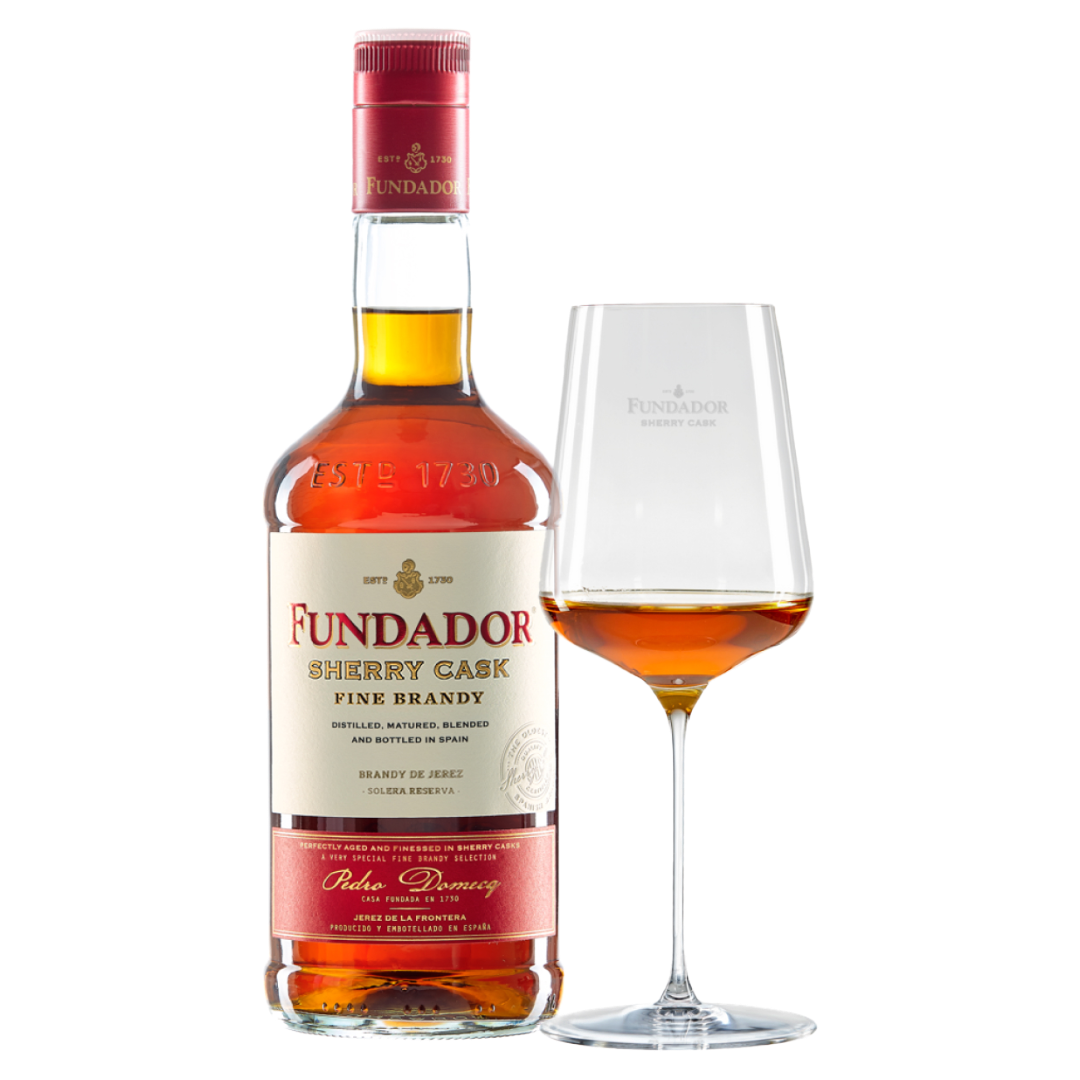 FUNDADOR Sherry Cask Fine Brandy Bottle (70cl) 36%abv Image