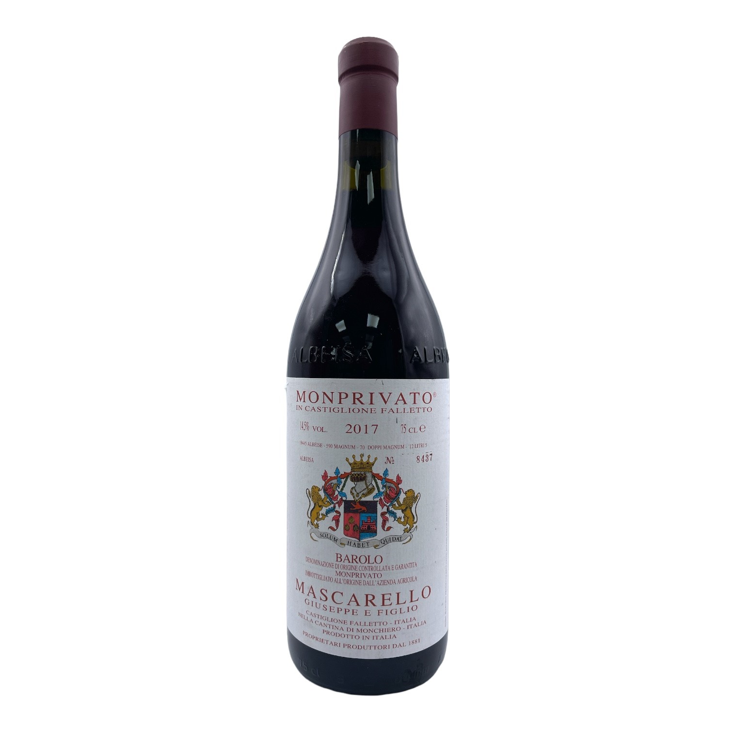 MASCARELLO Barolo DOCG Monprivato 2017 Bottle (100% Nebbiolo)  Image