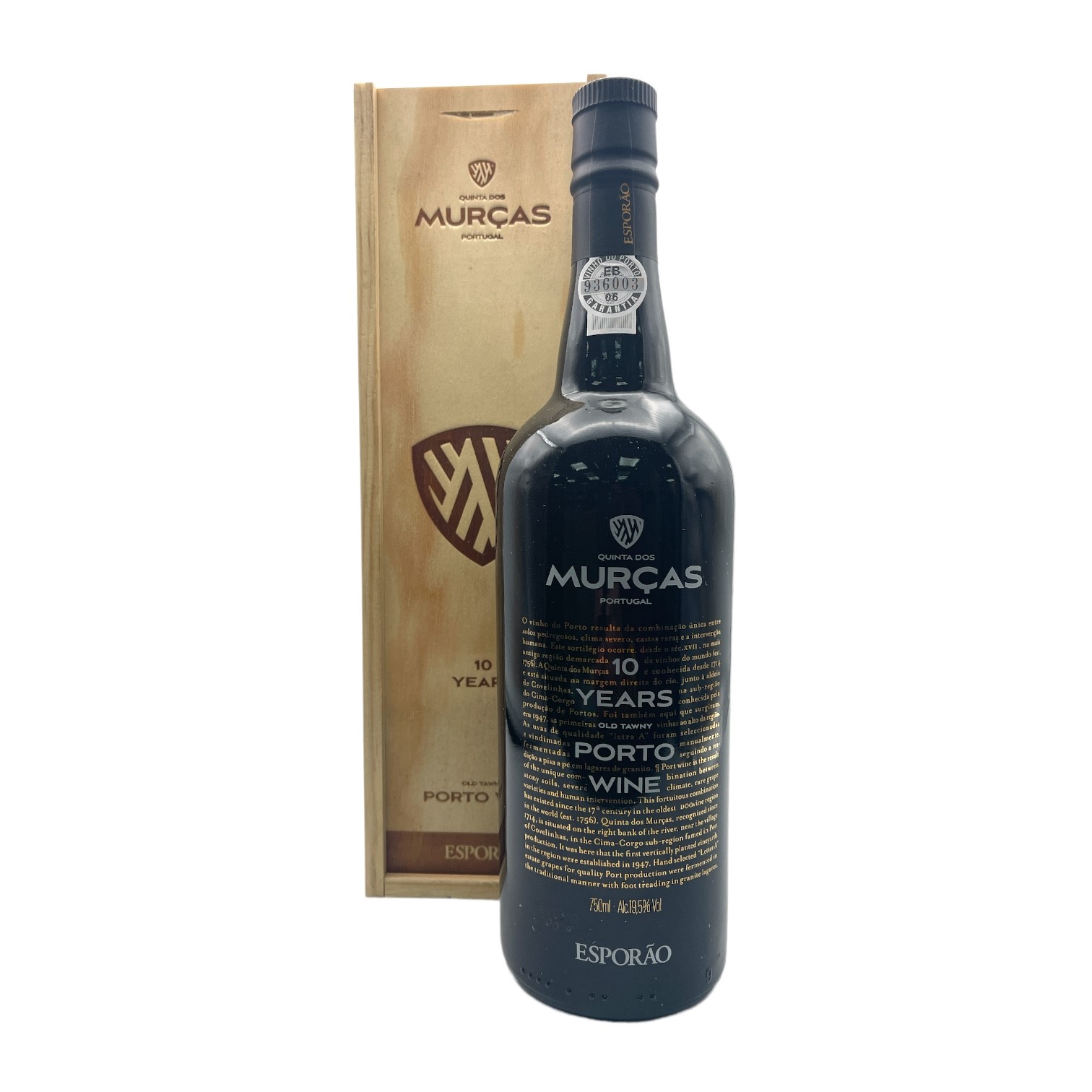 QUINTA DOS MURCAS 10 Year Old Tawny Port Bottle (los) Image