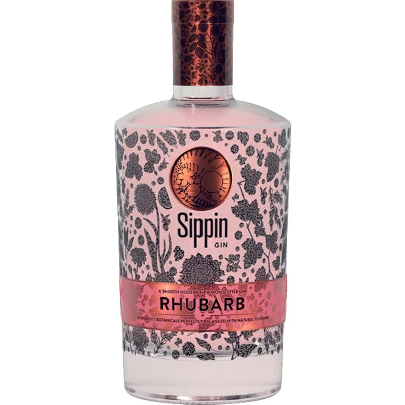 SIPPIN Rhubarb Gin (Jersey) Bottle (70cl) 42%abv Image