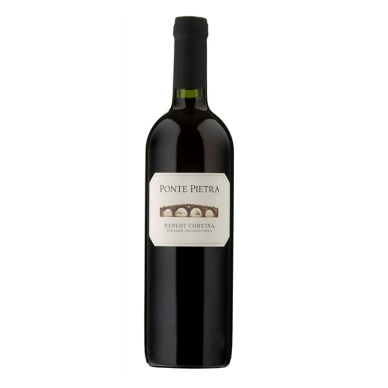 PONTE PIETRA Merlot-Corvina - Veneto 2022 12%abv Bottle VEG/VGN (rtc) Image