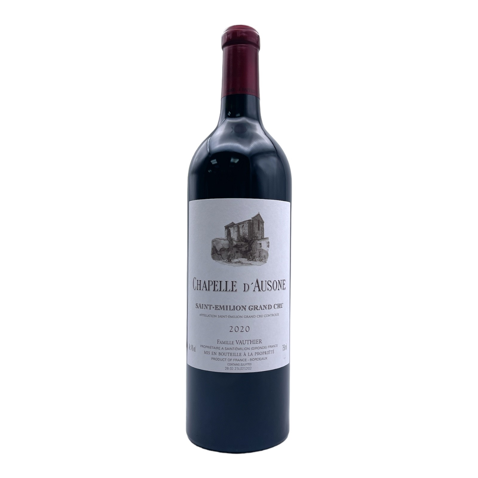 CHAPELLE D'AUSONE 2nd wine of Ch. Ausone, Saint-Emilion 2020 Bottle Image