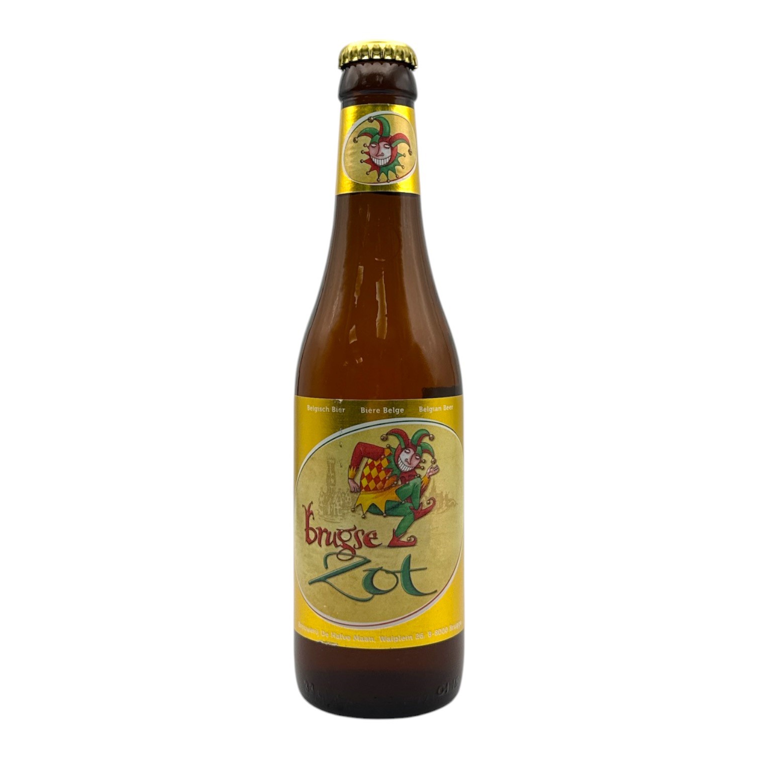 BROUWERIJ DE HALVE MAAN 'Brugse Zot' Belgian Blond Bottle (330ml) 6%abv Image