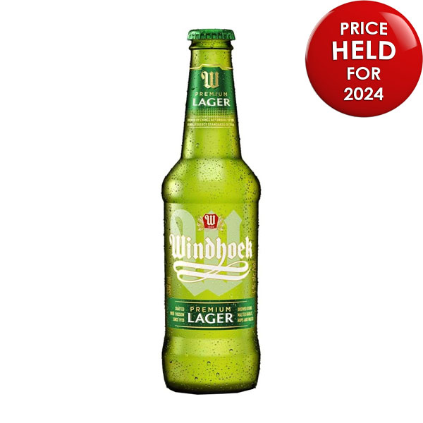 WINDHOEK Namibian Lager Bottle (330ml) 4%alc - SINGLE Image