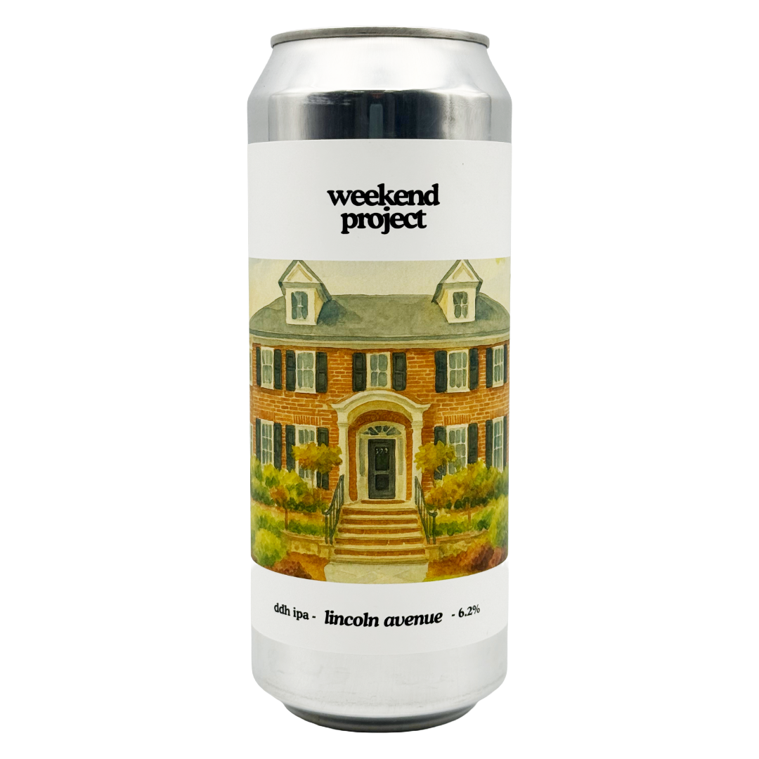 WEEKEND PROJECT 'Lincoln Avenue' DDH IPA CAN (500ml) 6.2%abv VGN Image