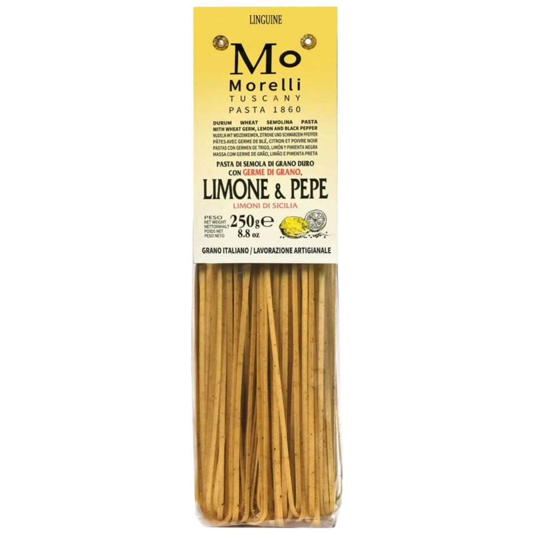 MORELLI Tuscan 'Limone & Pepe' Linguine (250g) EACH Image