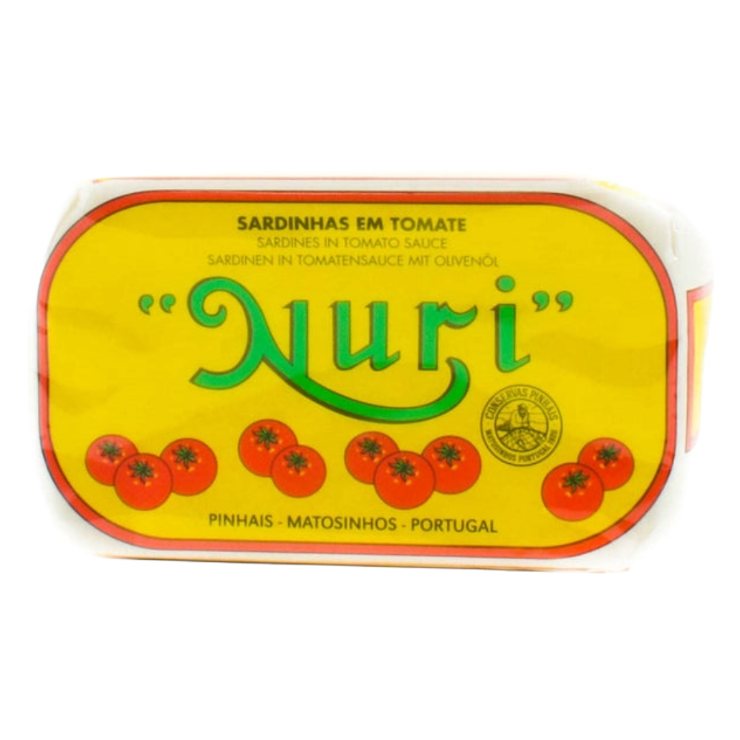 NURI Sardinhas Em Tomate (Sardines in Tomato Sauce) Tin (125g) Image