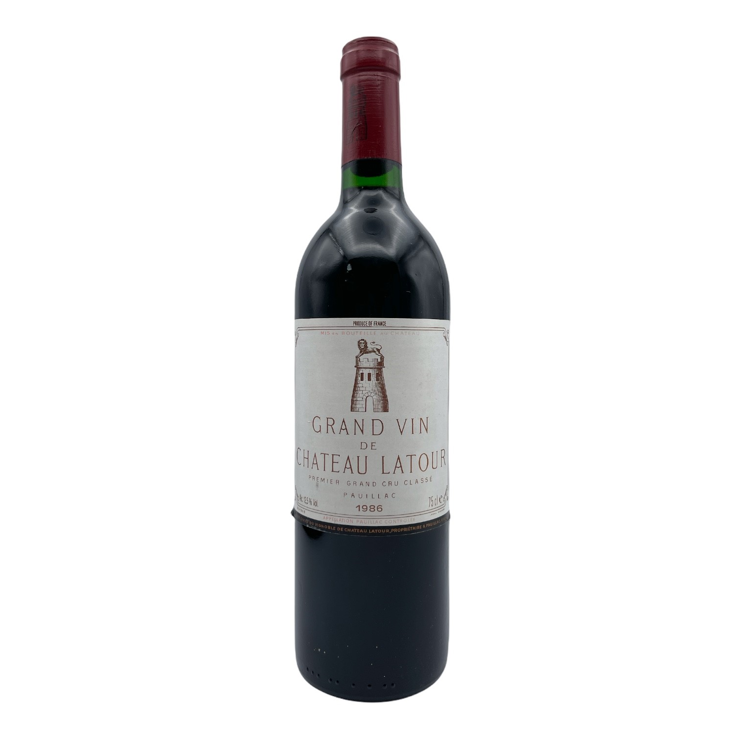 CHATEAU LATOUR 1ere Grand Cru Classe Pauillac 1986 Bottle(ck) - NO DISCOUNT  - Dunells