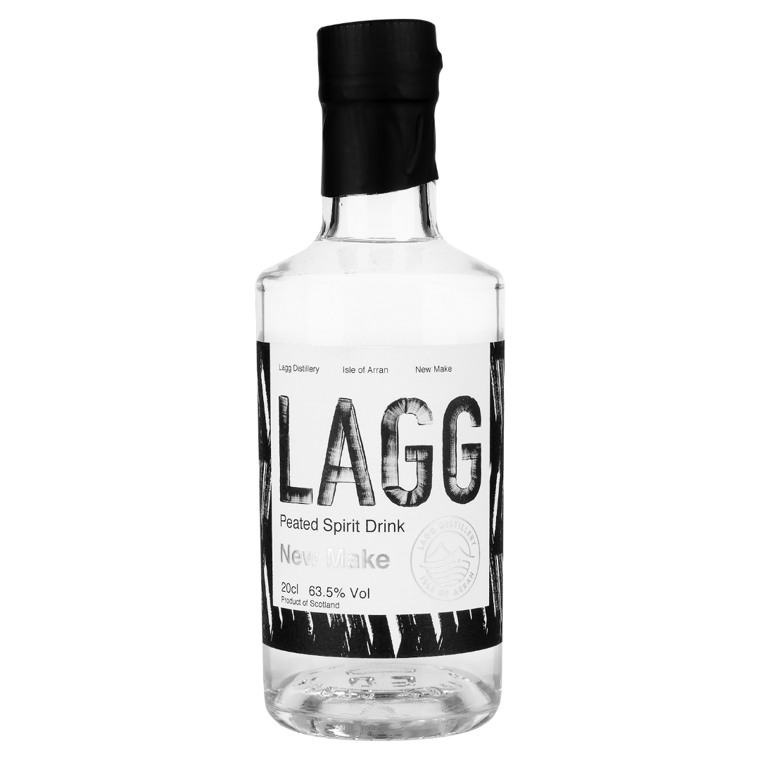 LAGG DISTILLERY New Make Isle of Arran Peated Spirit Drink Quarter (20cl) 63.5%abv (los) Image