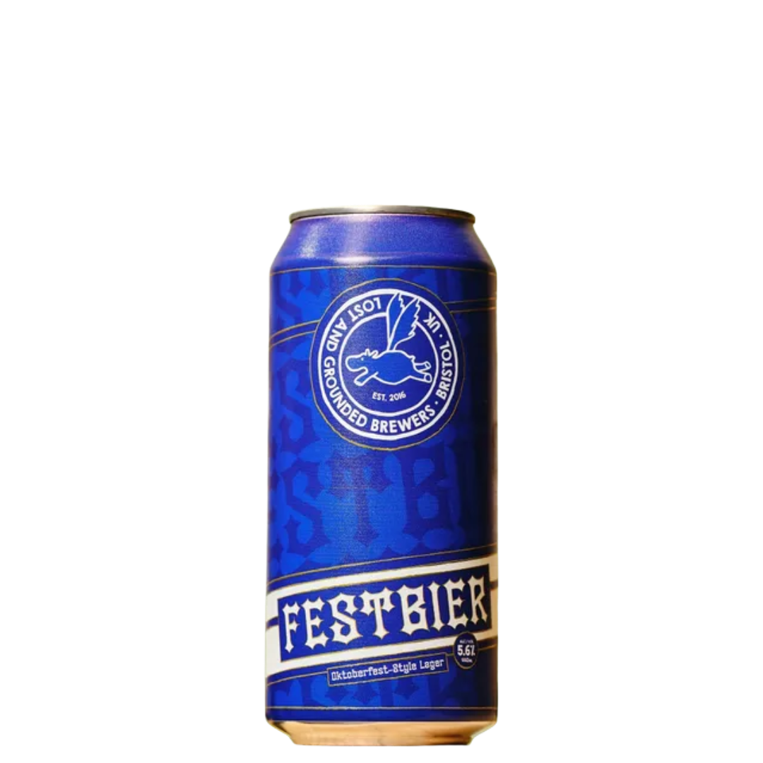 LOST & GROUNDED 'Festbier' Oktoberfest-Style Lager Can (440ml) 5.6%abv Image