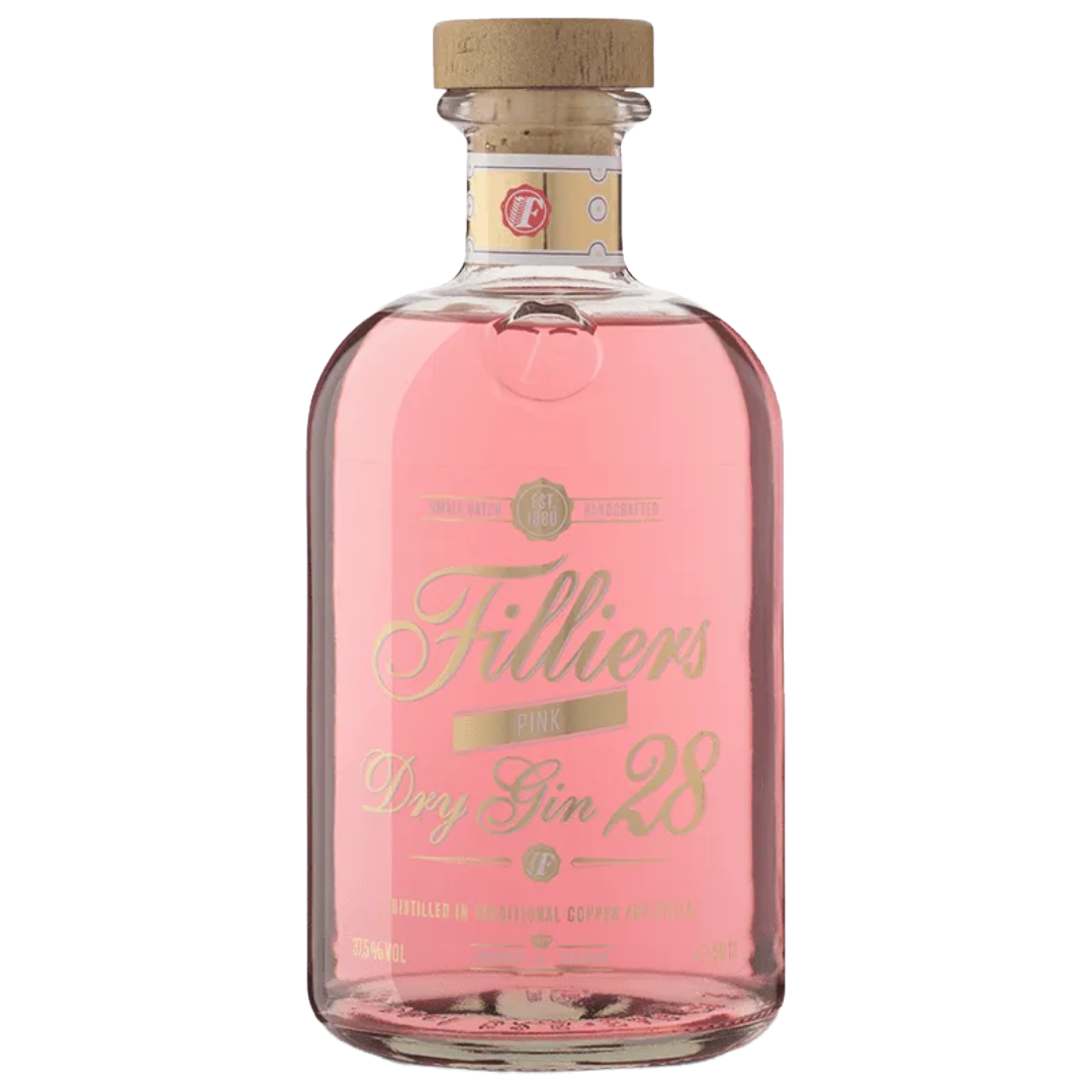 FILLIERS DISTILLERY 'Pink Gin' from Belgium Bottle (50cl) 37.5%abv Image