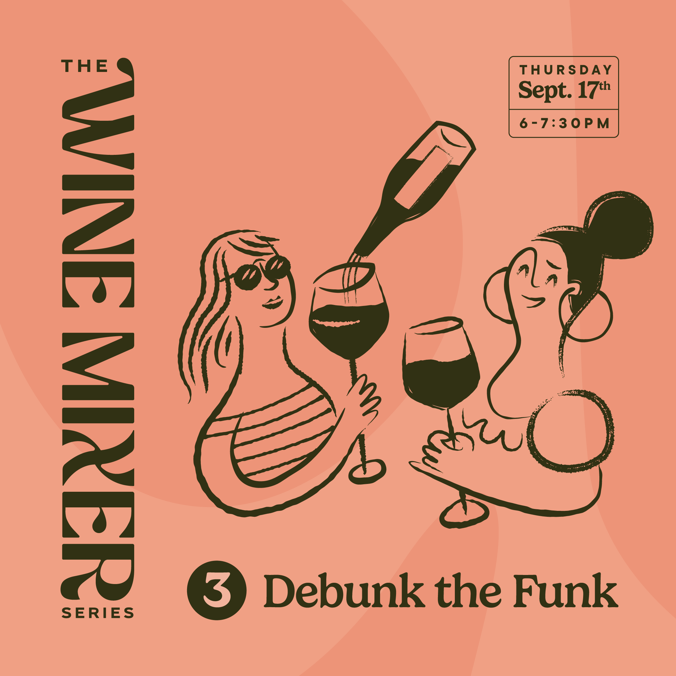 THE WINE MIXER SERIES “Debunk The Funk” at our Town shop - Thursday 17th September - 6pm-7.30pm Image