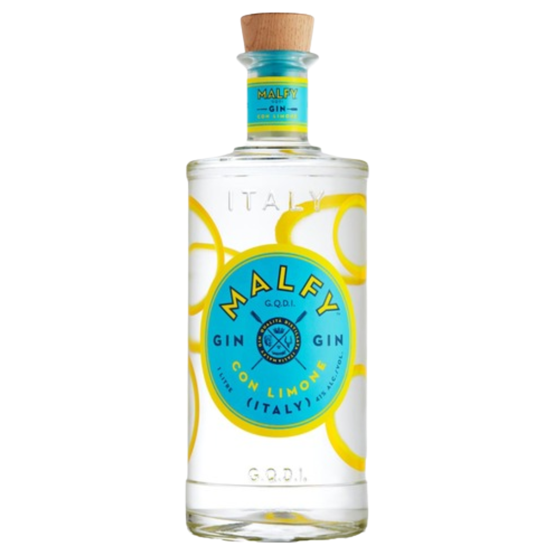 MALFY Sicilian 'Con Limone' Lemon Gin Litre (100cl) 41%abv Image