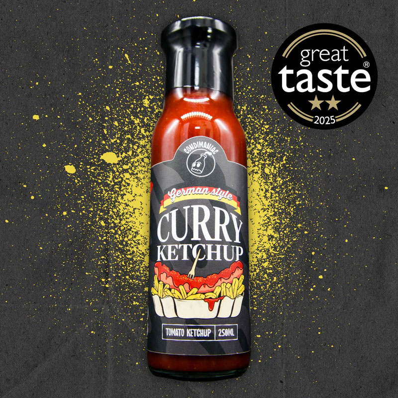 CONDIMANIAC German Style Curry Ketchup Bottle (250ml) VGN Image