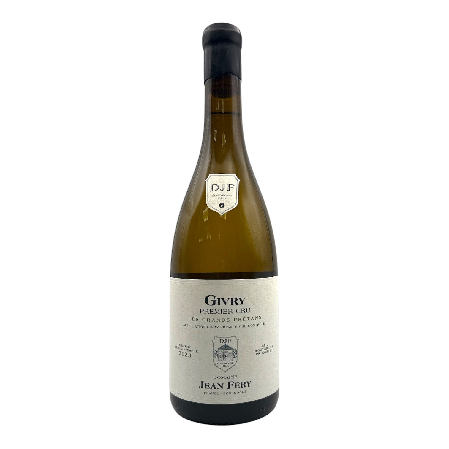 DOMAINE JEAN FERY Givry 1er Cru Les Grands Pretans Blanc 2023 Bottle Image