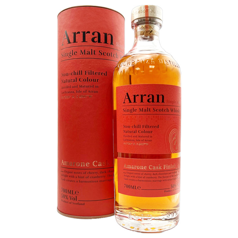 ARRAN Amarone Cask Finish Isle of Arran Single Malt Whisky Bottle (70cl) 50%abv Image
