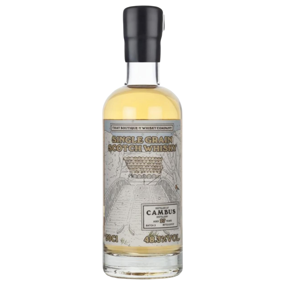 THAT BOUTIQUE-Y WHISKY COMPANY Cambus 27 Year Old Single Grain Scotch Whisky Bottle (50cl) 48.3%abv Image
